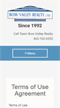 Mobile Screenshot of bowvalleyrealty.com